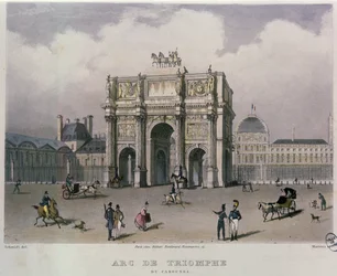 Łuk Triumfalny du Carrousel, Paryż, 1832